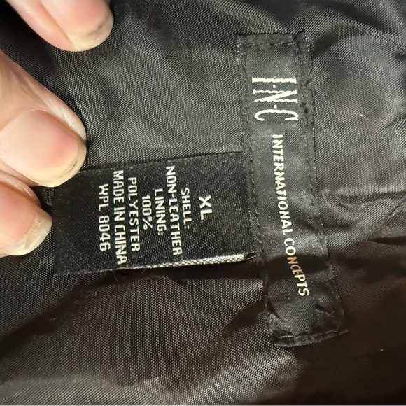 INC XL custom made Blink 182 vegan leather jacket - Picture 16 of 16